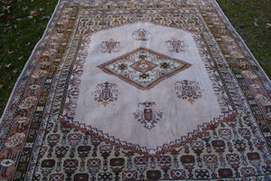 Vintage Oushak Rug 6'8'' x 9'4''