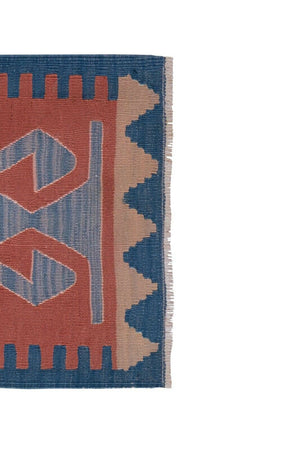 Vintage Turkish Kilim Rug 18'' x 41''
