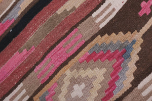 Vintage Turkish Kilim Runner 2'6'' x 20'6''
