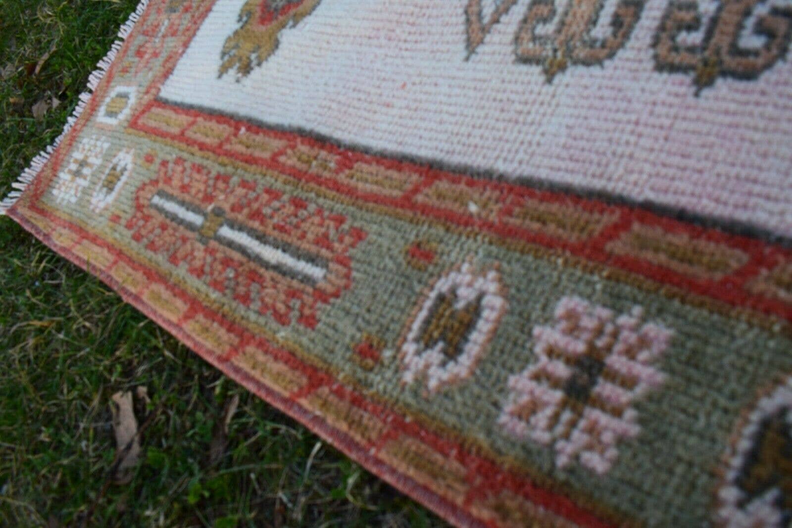 Vintage Oushak Runner 4'4'' x 15'4''