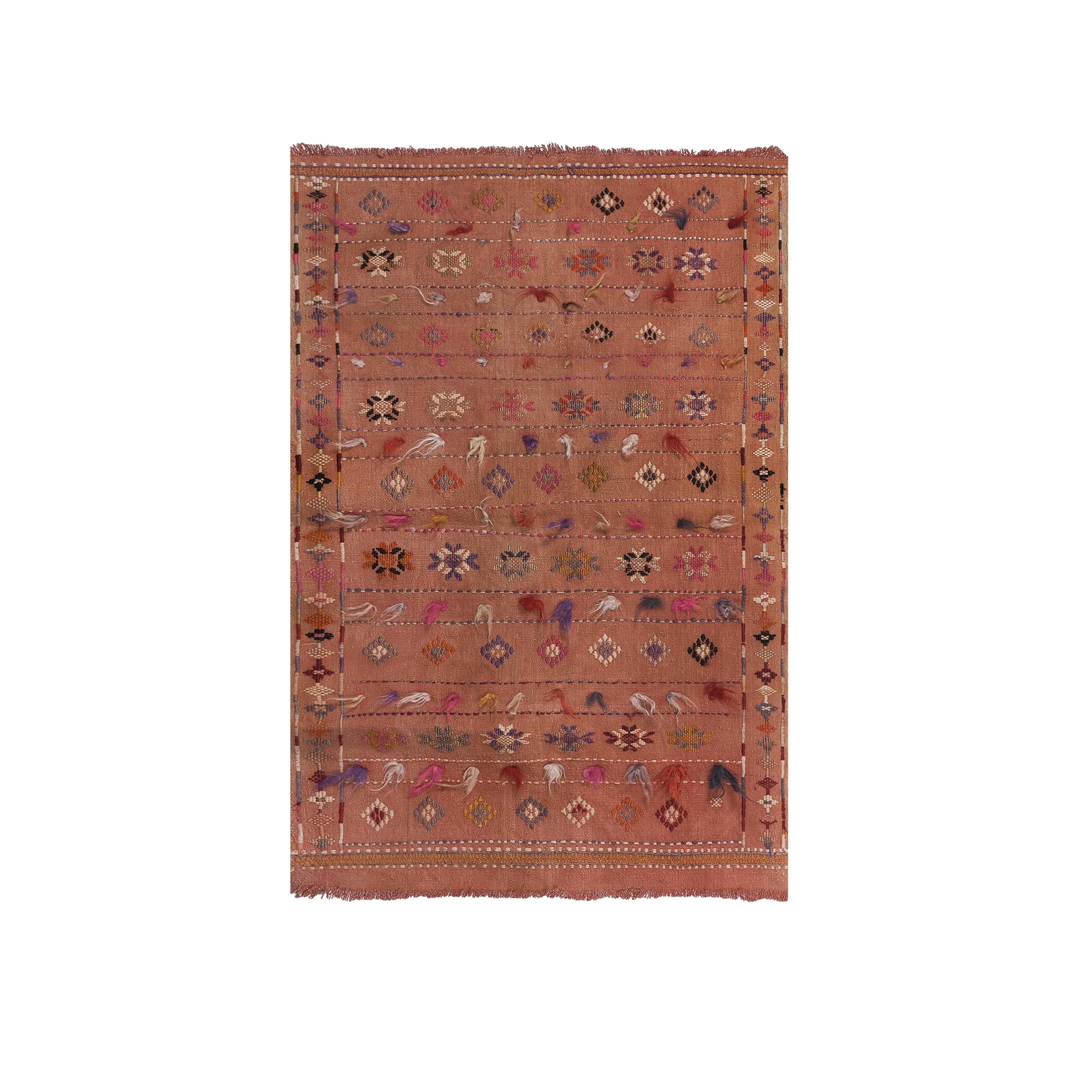 Vintage Turkish Kilim Rug 37'' x 54''