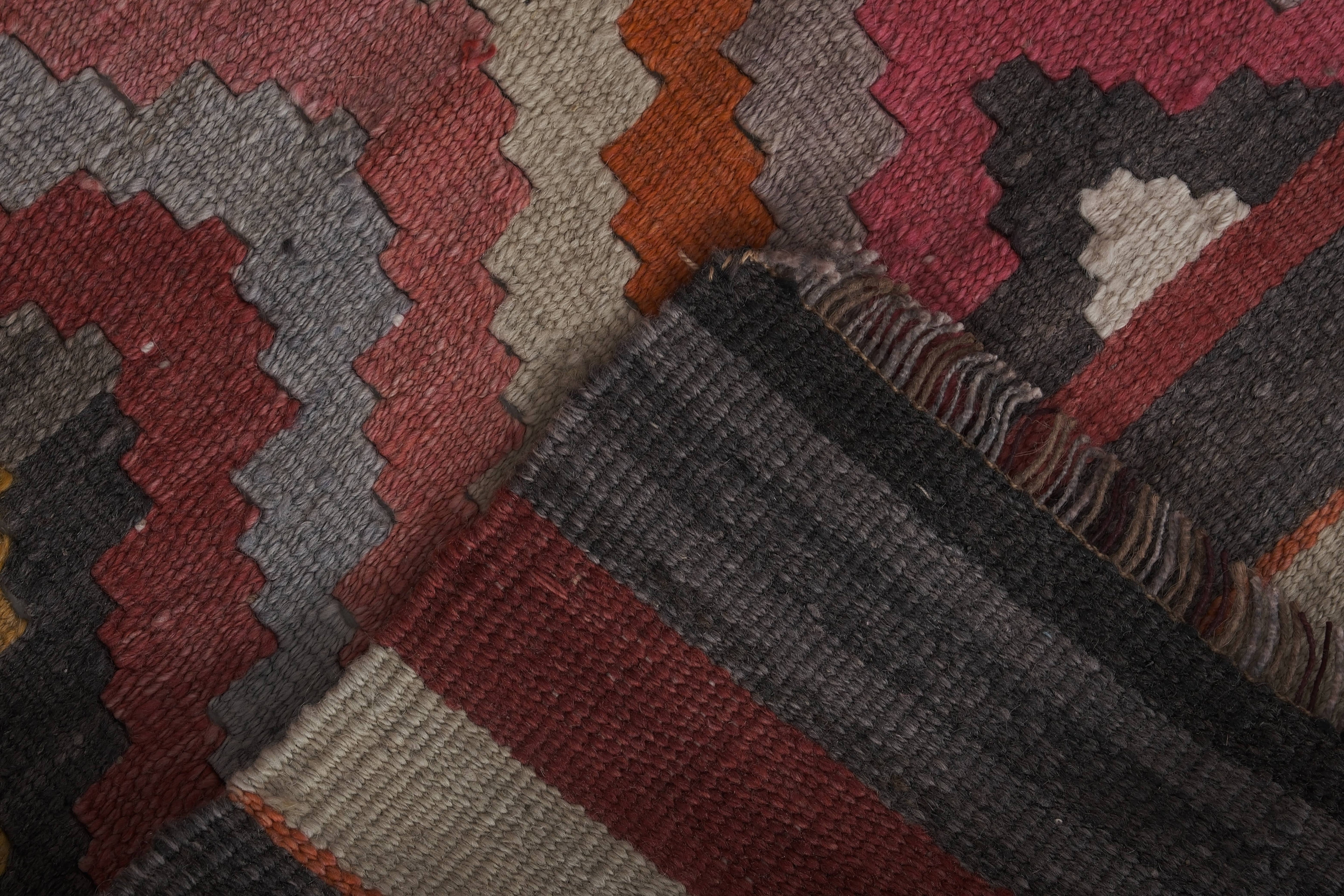 Vintage Turkish Kilim Runner 2'6'' x 11'9''