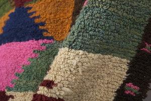 Vintage Turkish Shaggy Tulu Rug 45'' x 55''