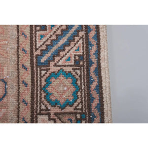 Vintage Caucasian Runner Rug 3'2'' x 13'7''