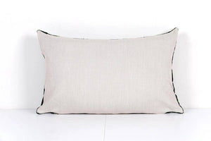 Zebra Silk Ikat Velvet Pillow Cover | 16'' x 24''