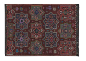 Vintage Turkish Kilim Rug 6'9'' x 9'6''