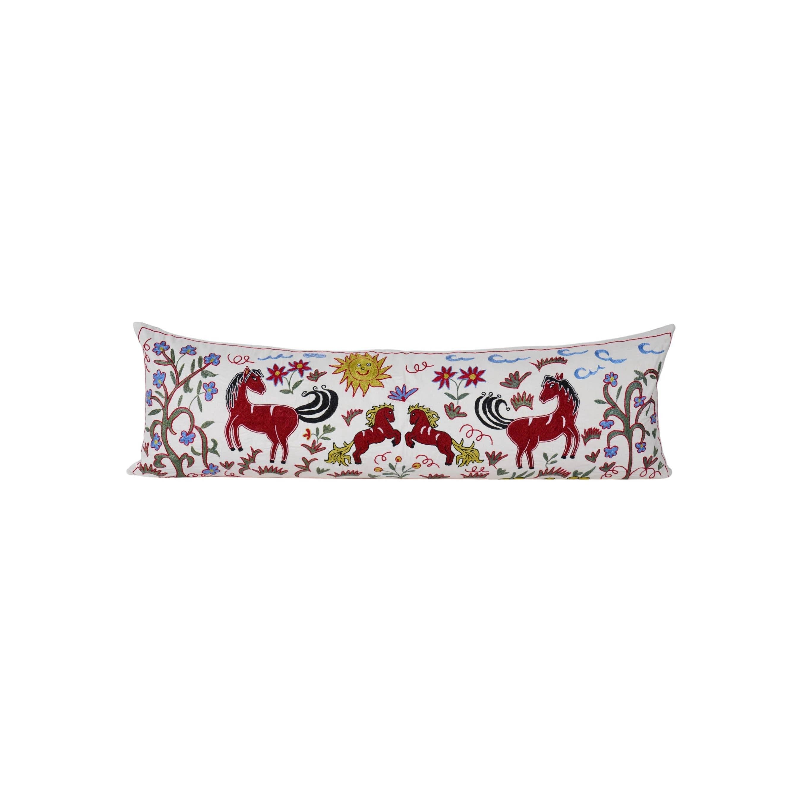 Suzani Bedding Pillow Cover | 18'' x 55''