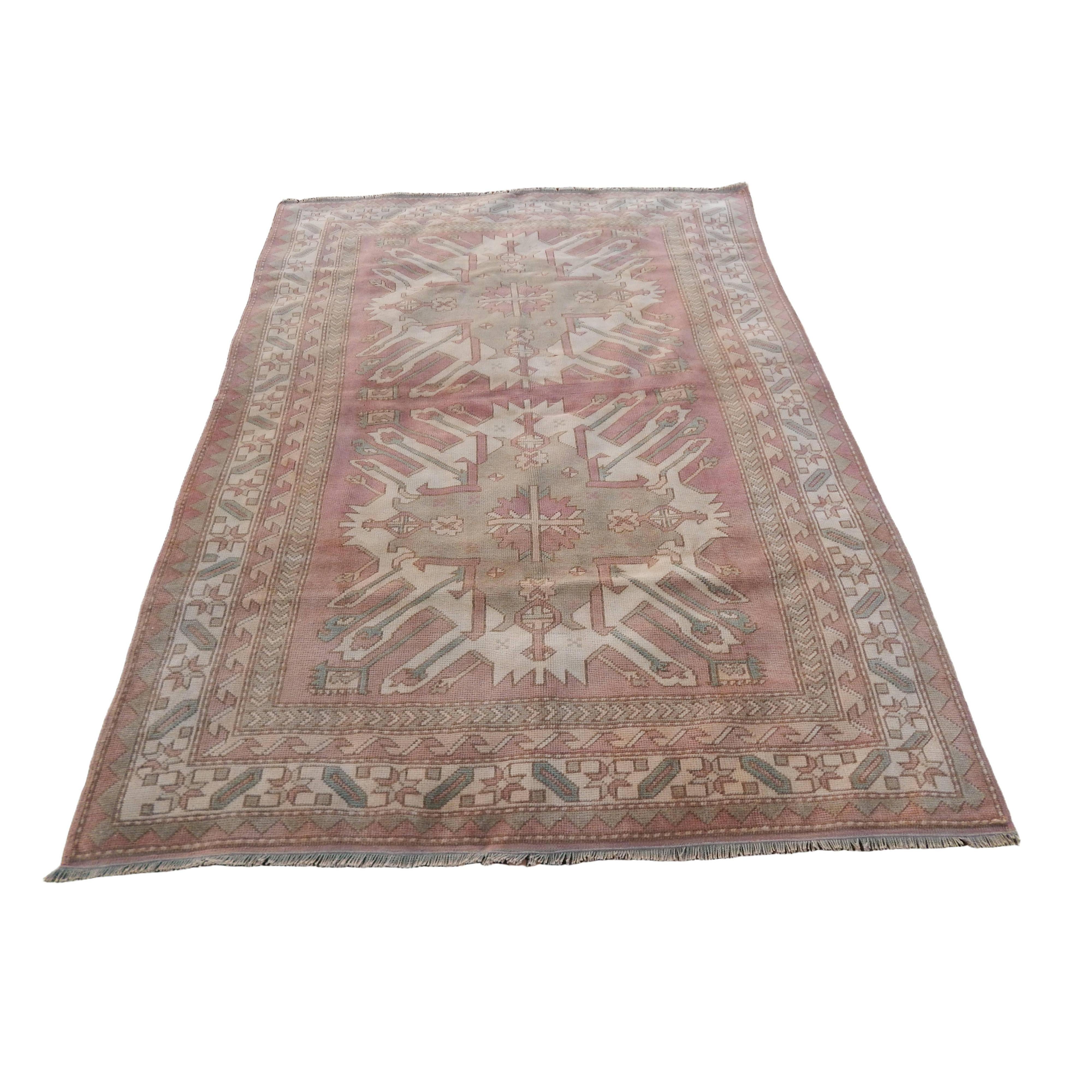 Vintage Oushak Rug 4'9'' x 6'8''
