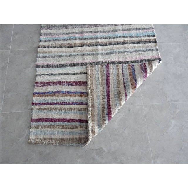 Vintage Turkish Kilim Rug 3'10'' x 10'9''