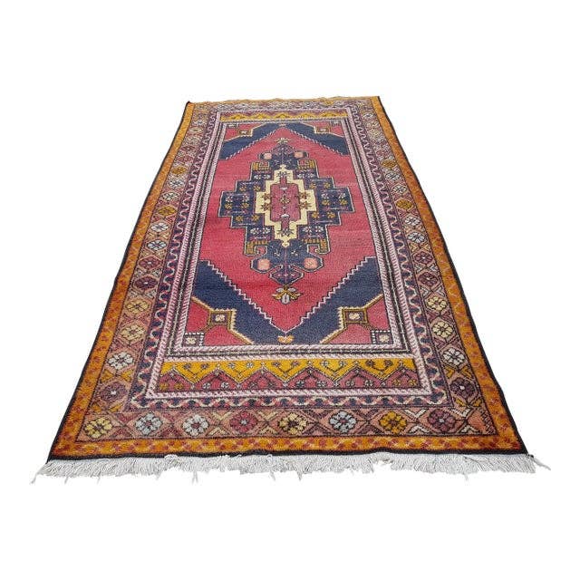 Vintage Turkish Rug 4'11'' x 9'7''