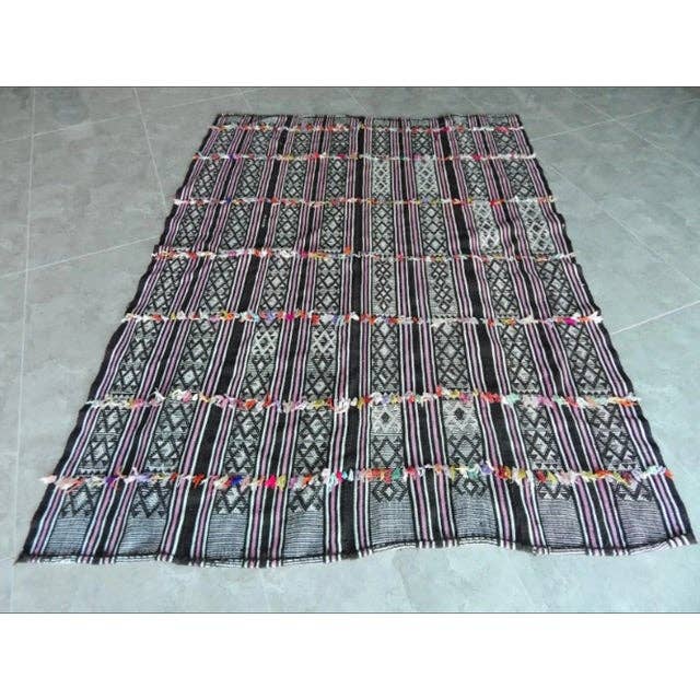 Vintage Turkish Anatolian Kilim Rug 5'9'' x 7'8''