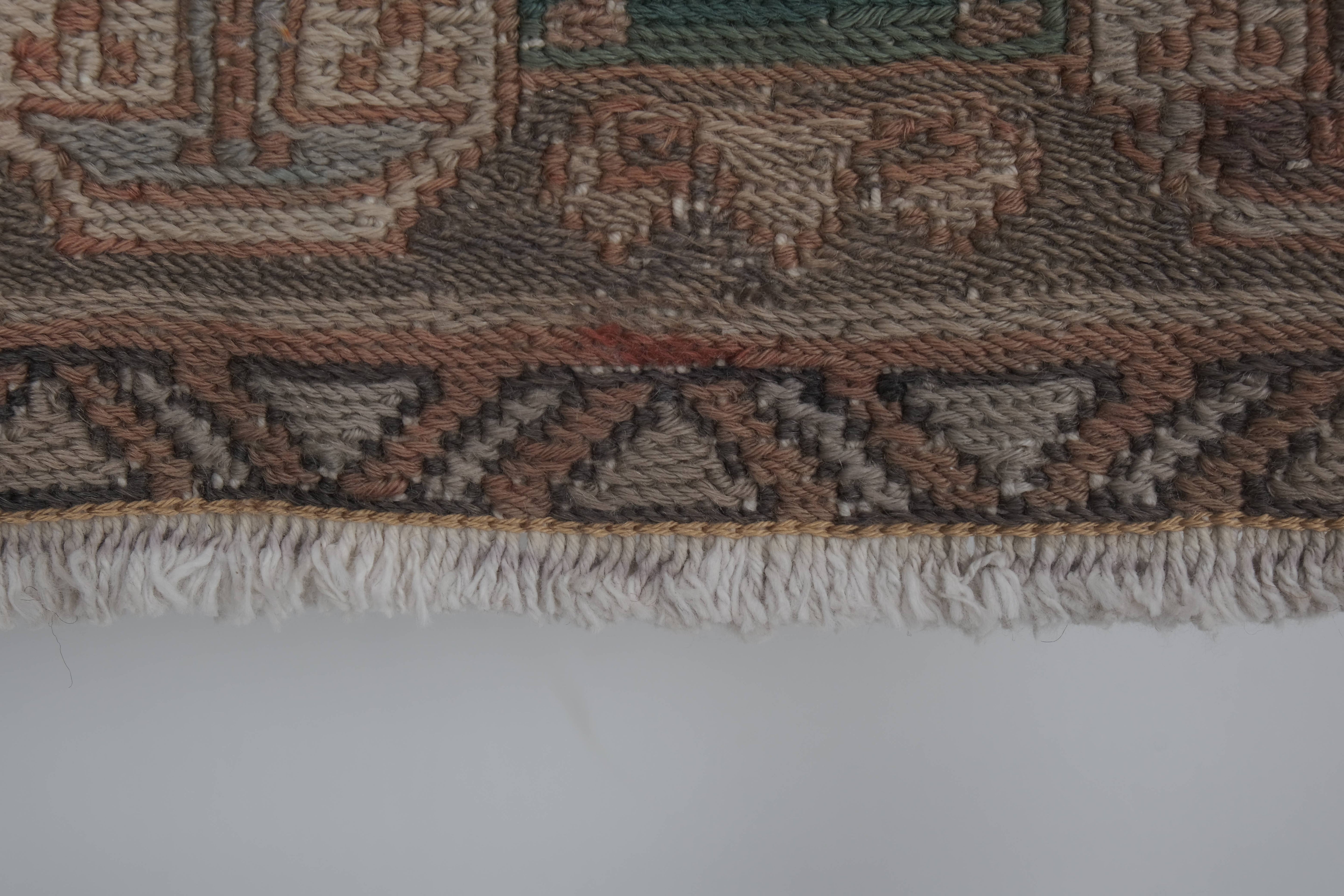 Vintage Turkish Kilim Rug 39'' x 56''