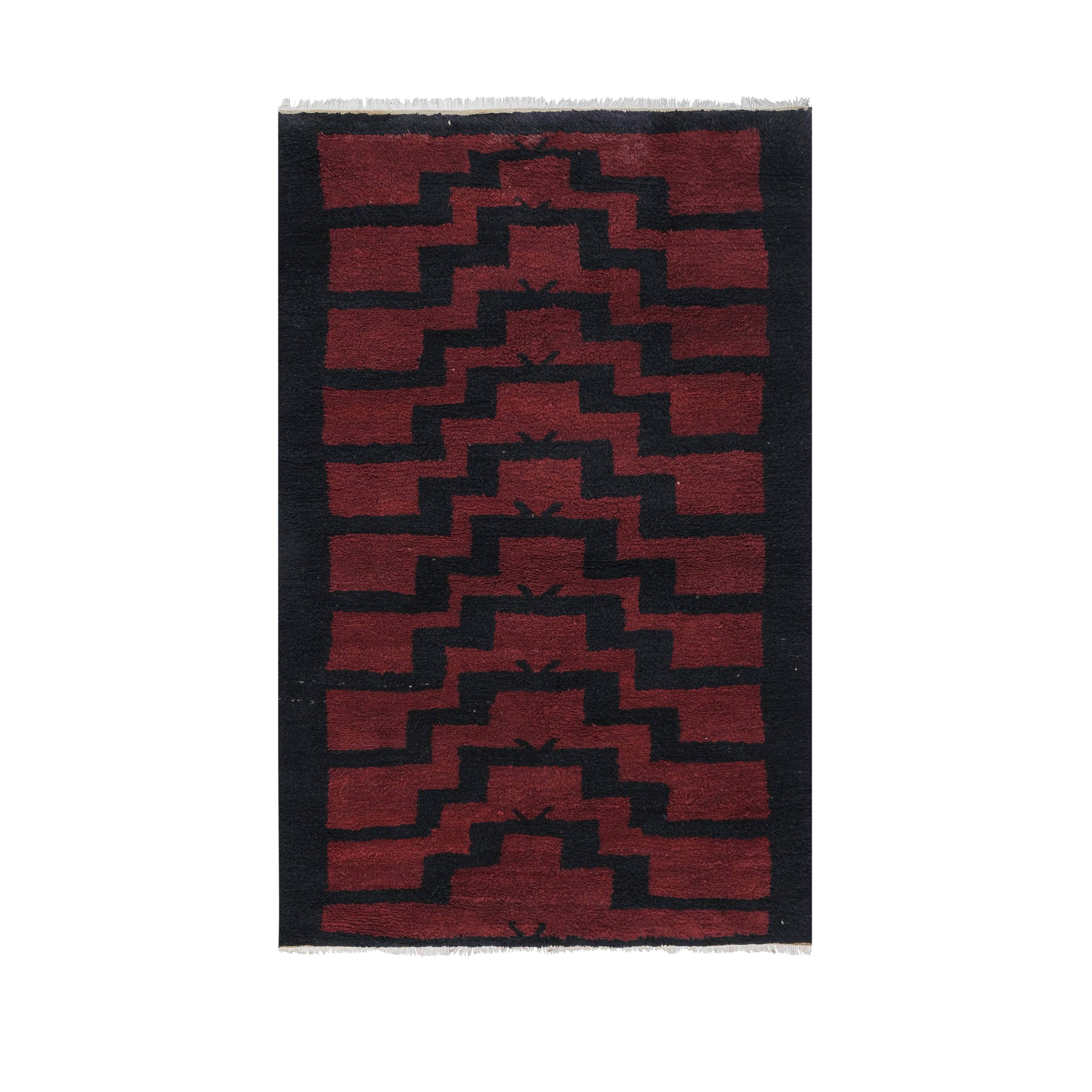 Vintage Turkish Tulu Rug 3'9'' x 6'2''