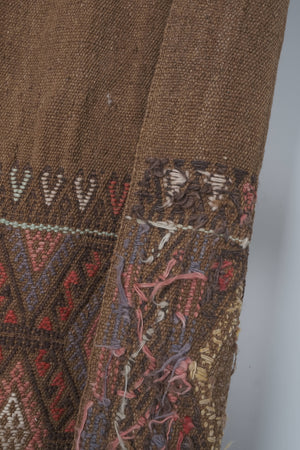 Vintage Turkish Kilim Runner 1'11'' x 17'5''