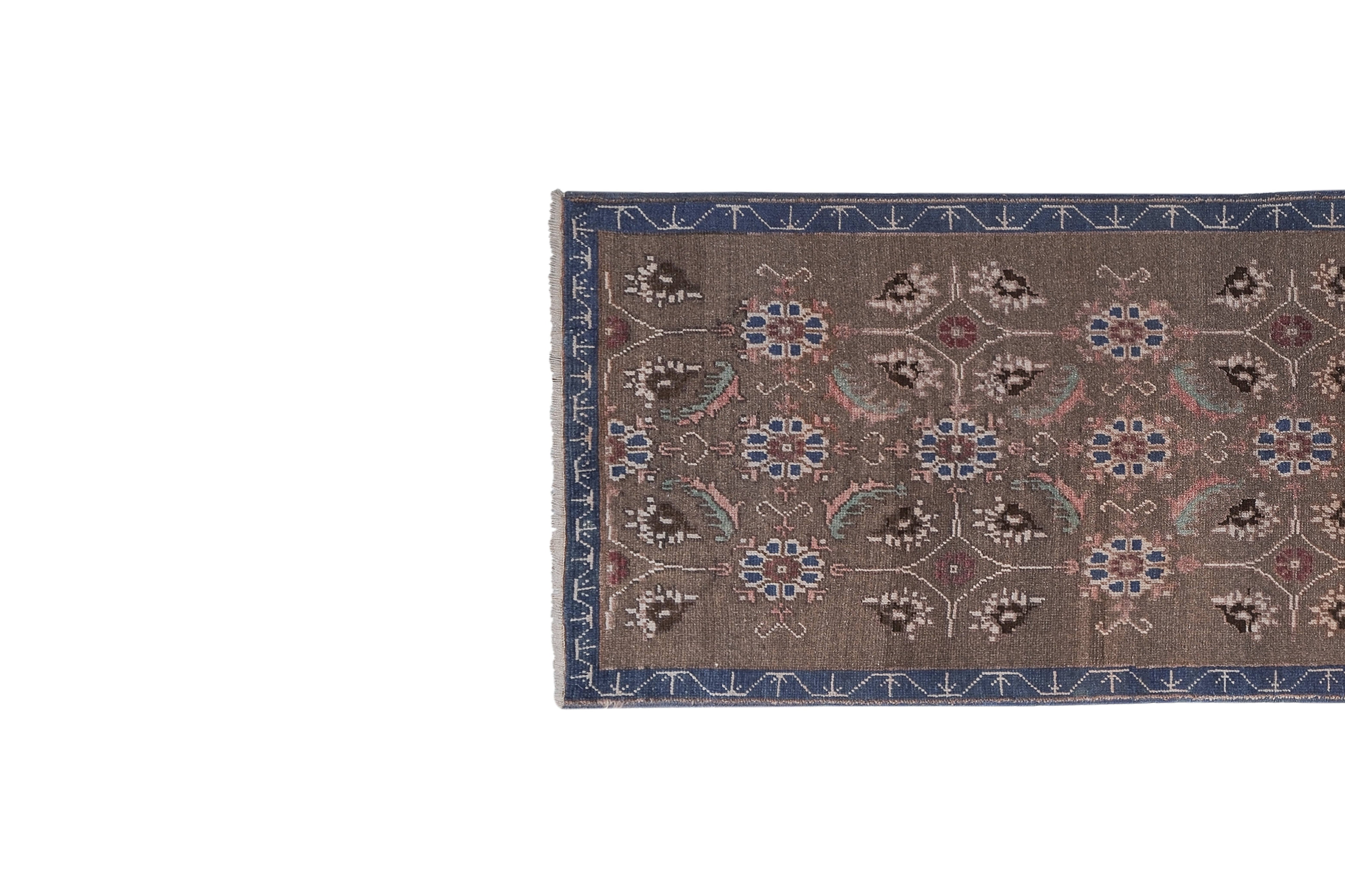 Vintage Turkish Karapinar Rug 2'6'' x 7'5''