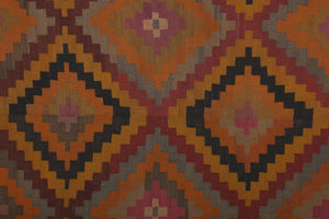 Vintage Turkish Kilim Rug 6'5'' x 10'6''