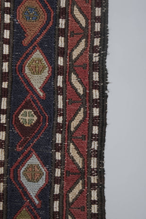 Vintage Turkish Soumac Rug 3'4'' x 6'4''