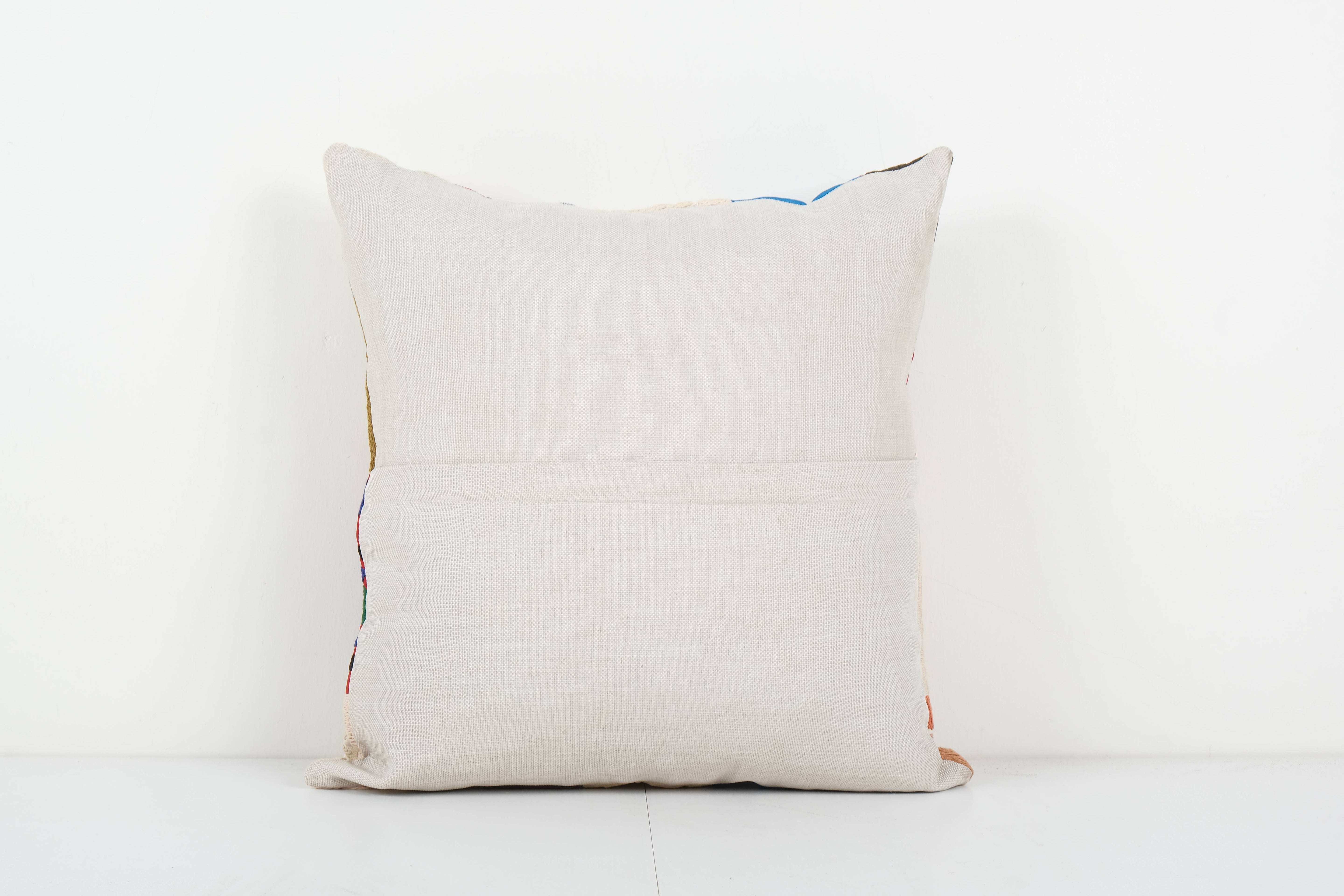 Suzani Patchwork Pillow Cover | 18'' x 19''