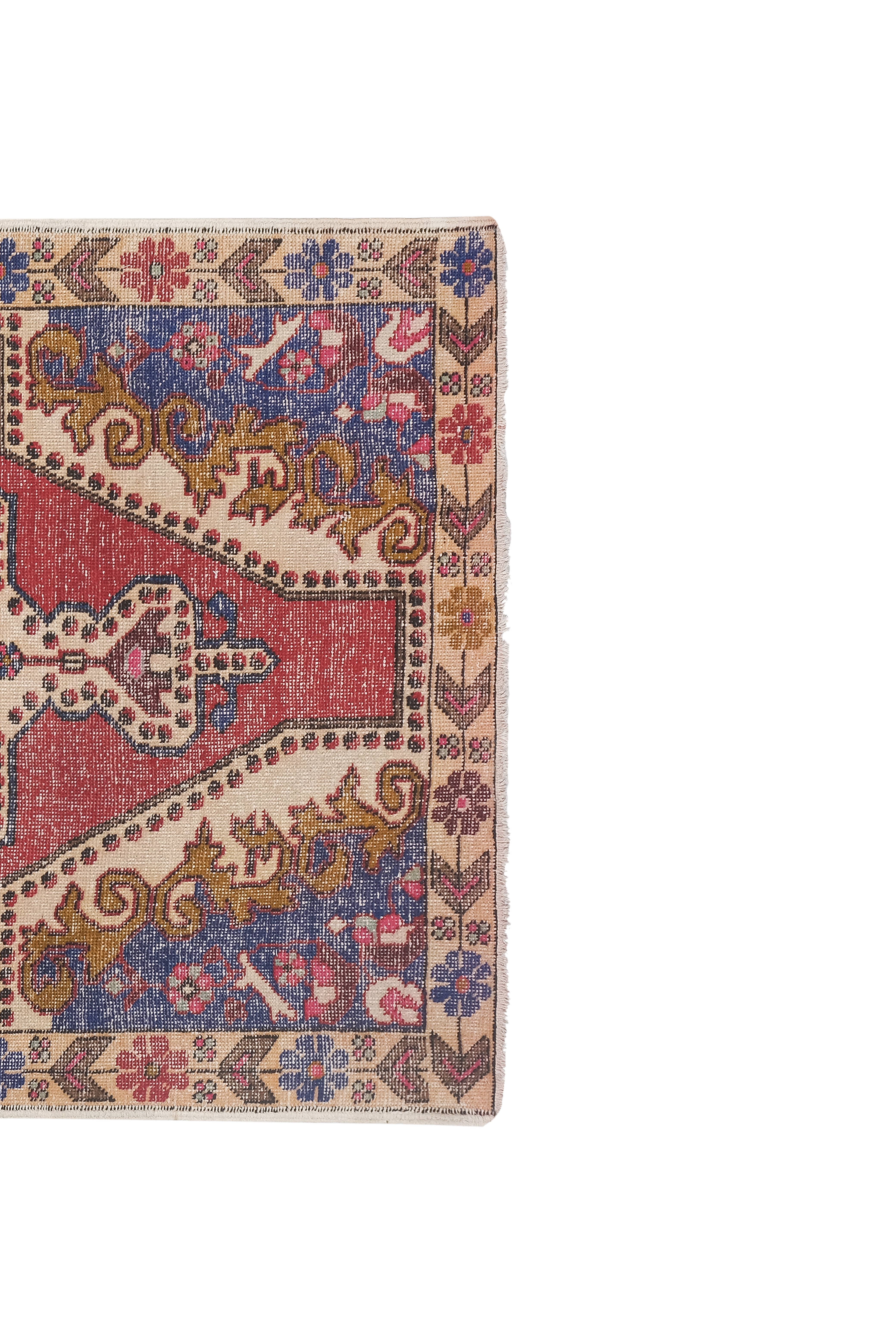 Vintage Turkish Rug 4'8'' x 7'1''