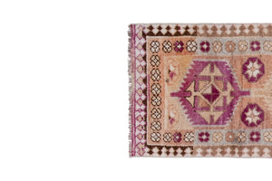 Vintage Turkish Runner Rug 2'7'' x 13'2''