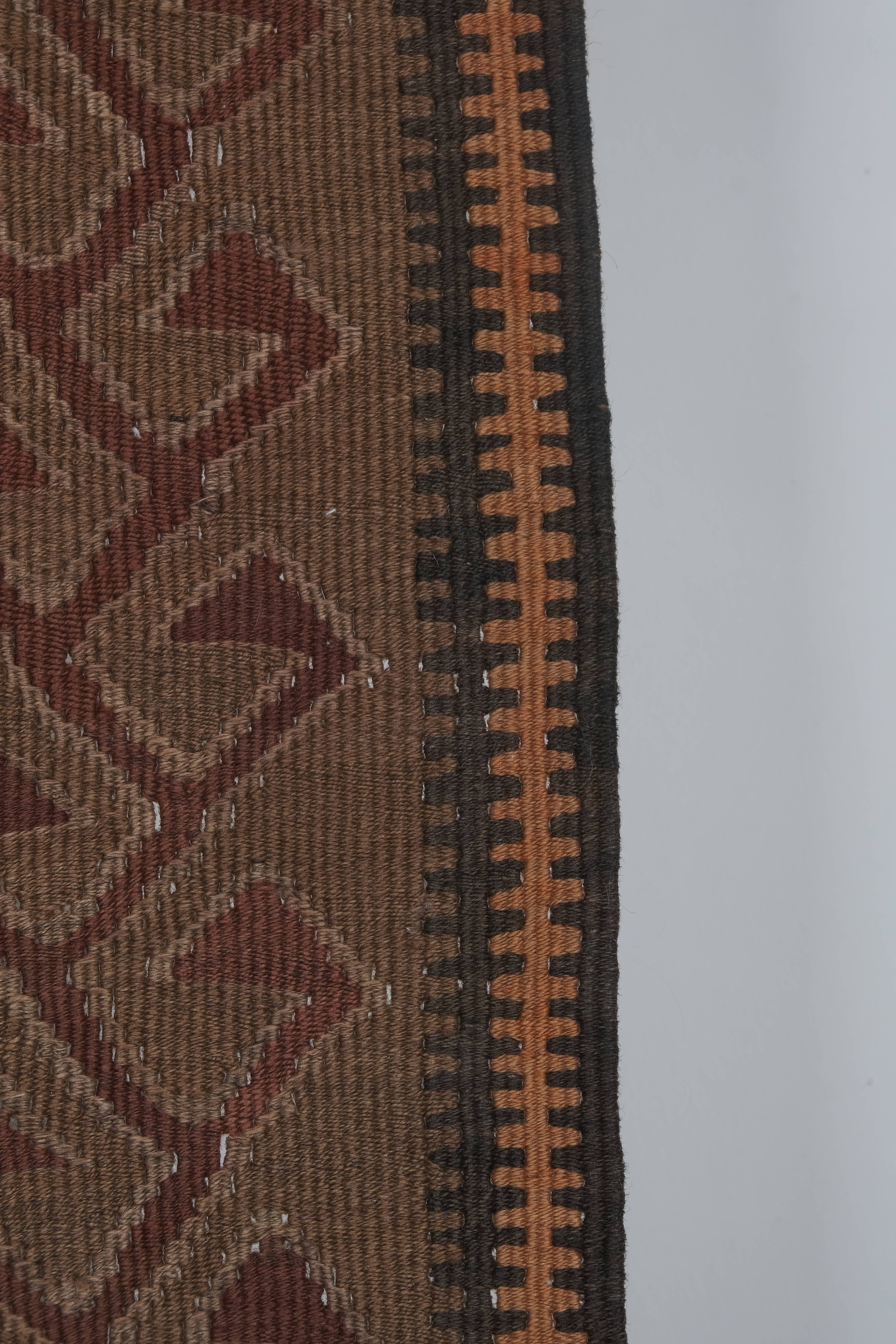 Vintage Kars Kilim Rug 4'4'' x 8'7''