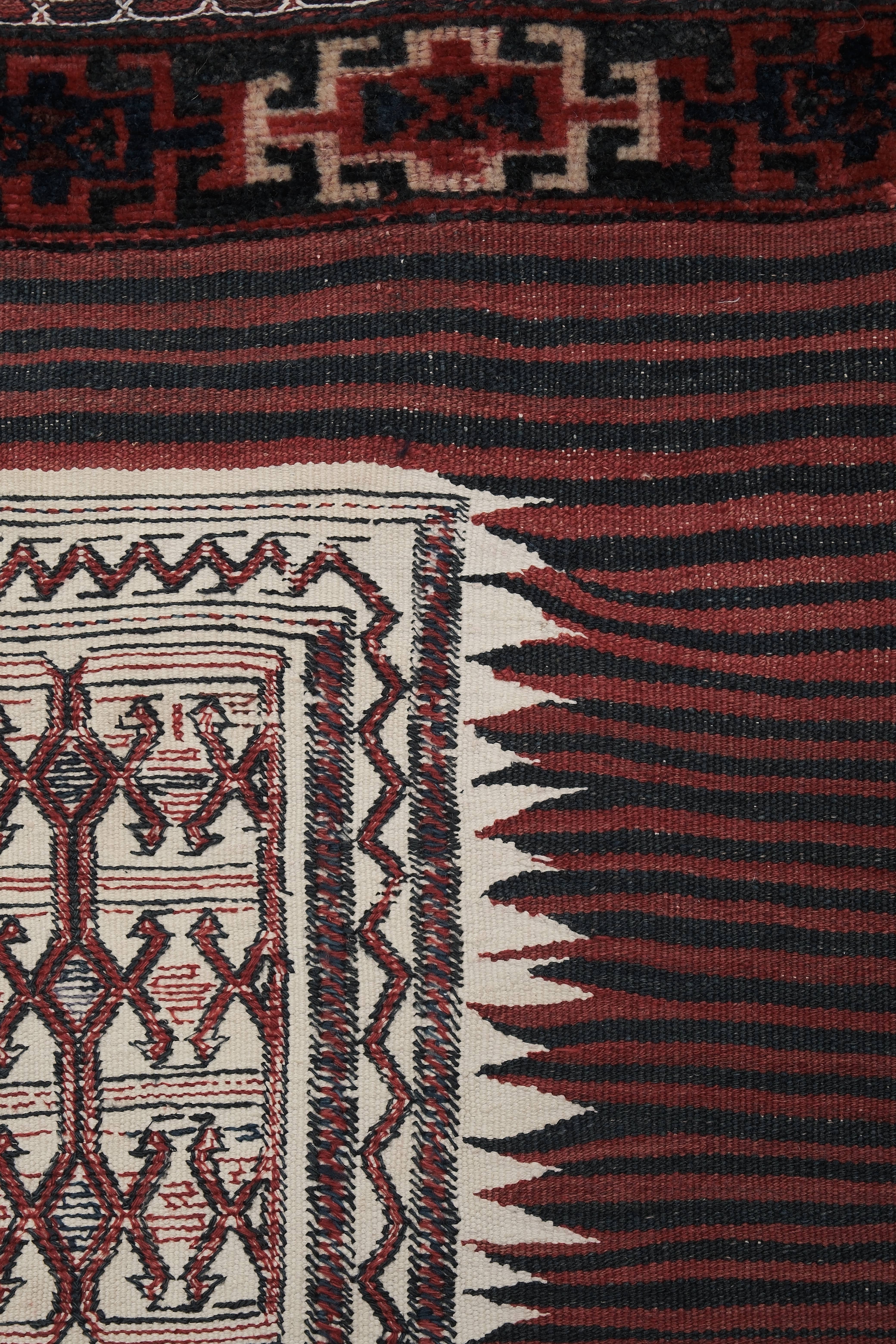 Vintage Turkish Anatolian Rug 3'1'' x 7'7''
