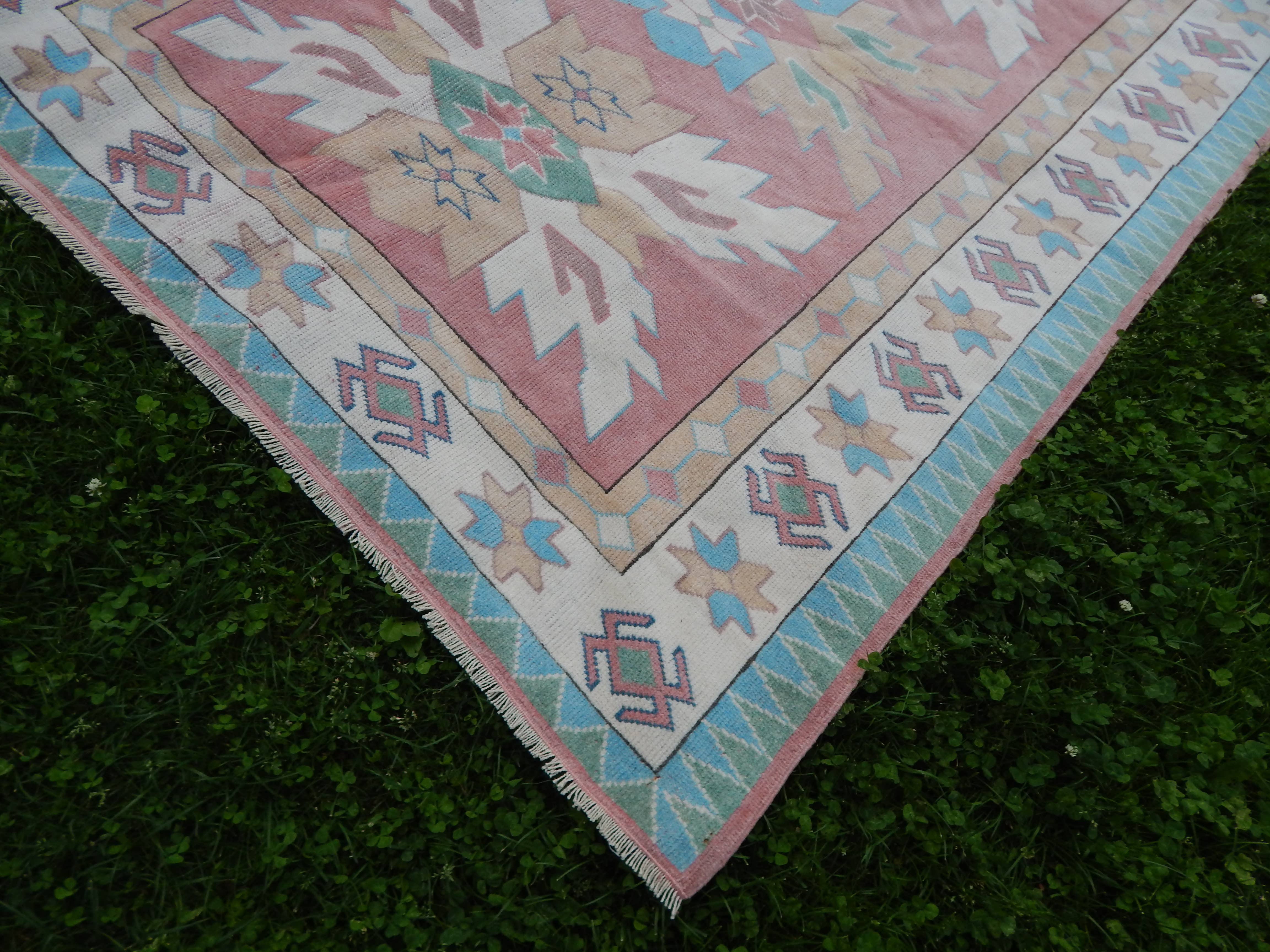 Vintage Oushak Rug 5'7'' x 7'1''