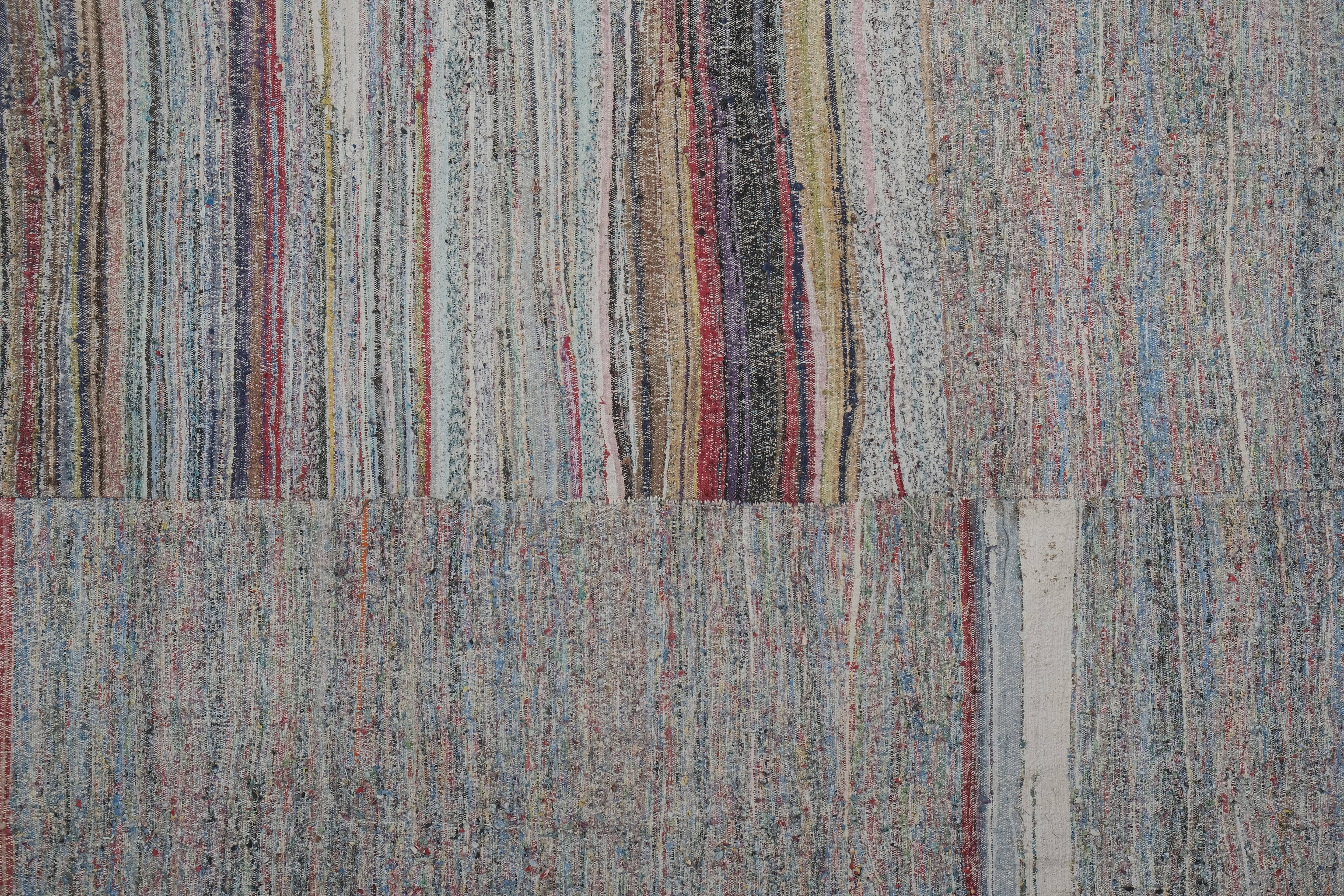 Vintage Turkish Kilim Rug 9'2'' x 10'4''