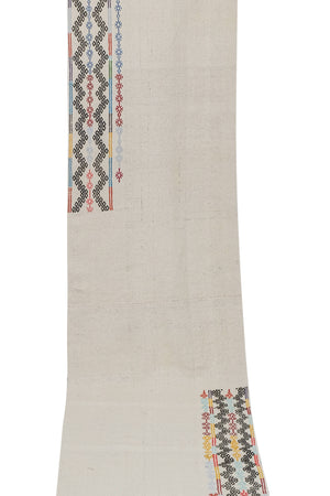 Vintage Turkish Kilim Runner 2'8'' x 16'6''