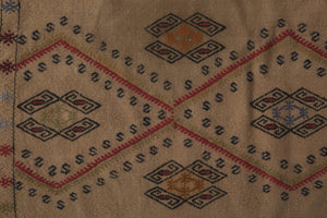 Vintage Turkish Kilim Runner 1'8'' x 14'11''