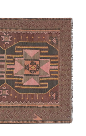 Vintage Kars Kilim Rug 4'4'' x 8'7''