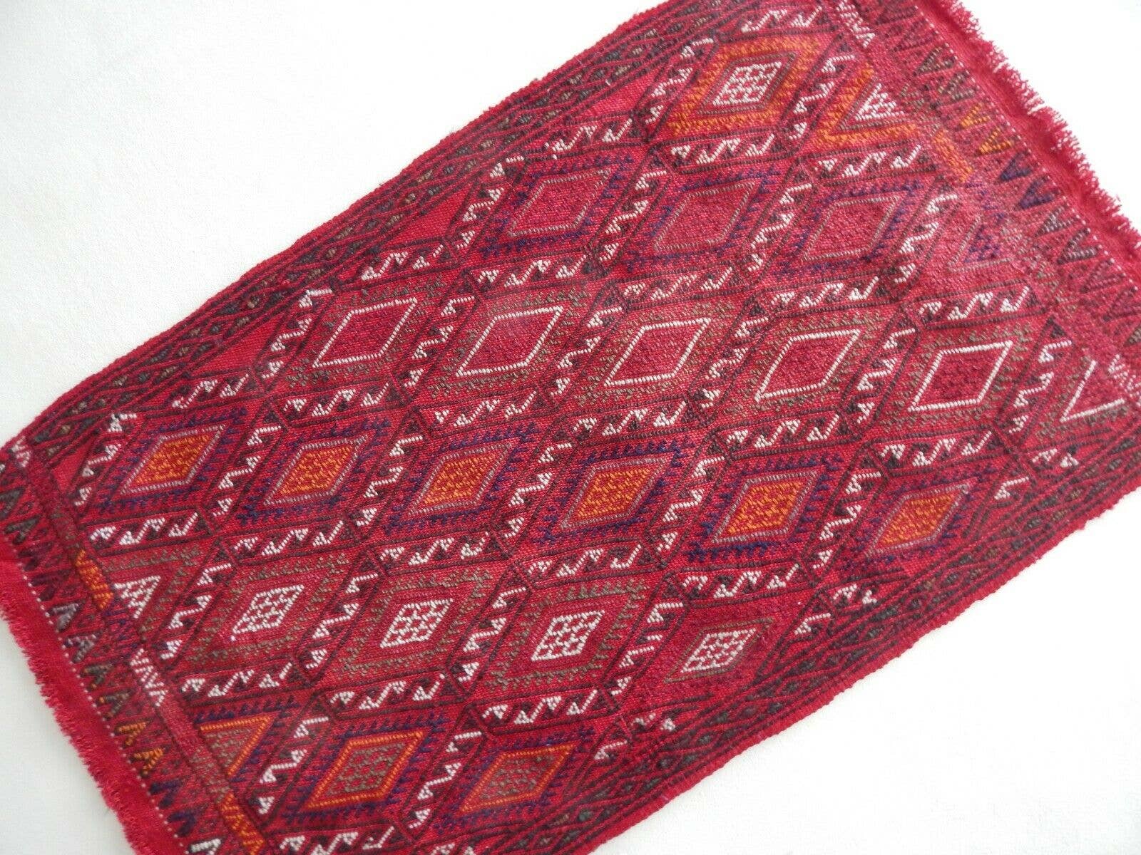 Vintage Turkish Anatolian Kilim Rug 22'' x 37''