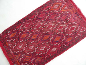 Vintage Turkish Anatolian Kilim Rug 22'' x 37''