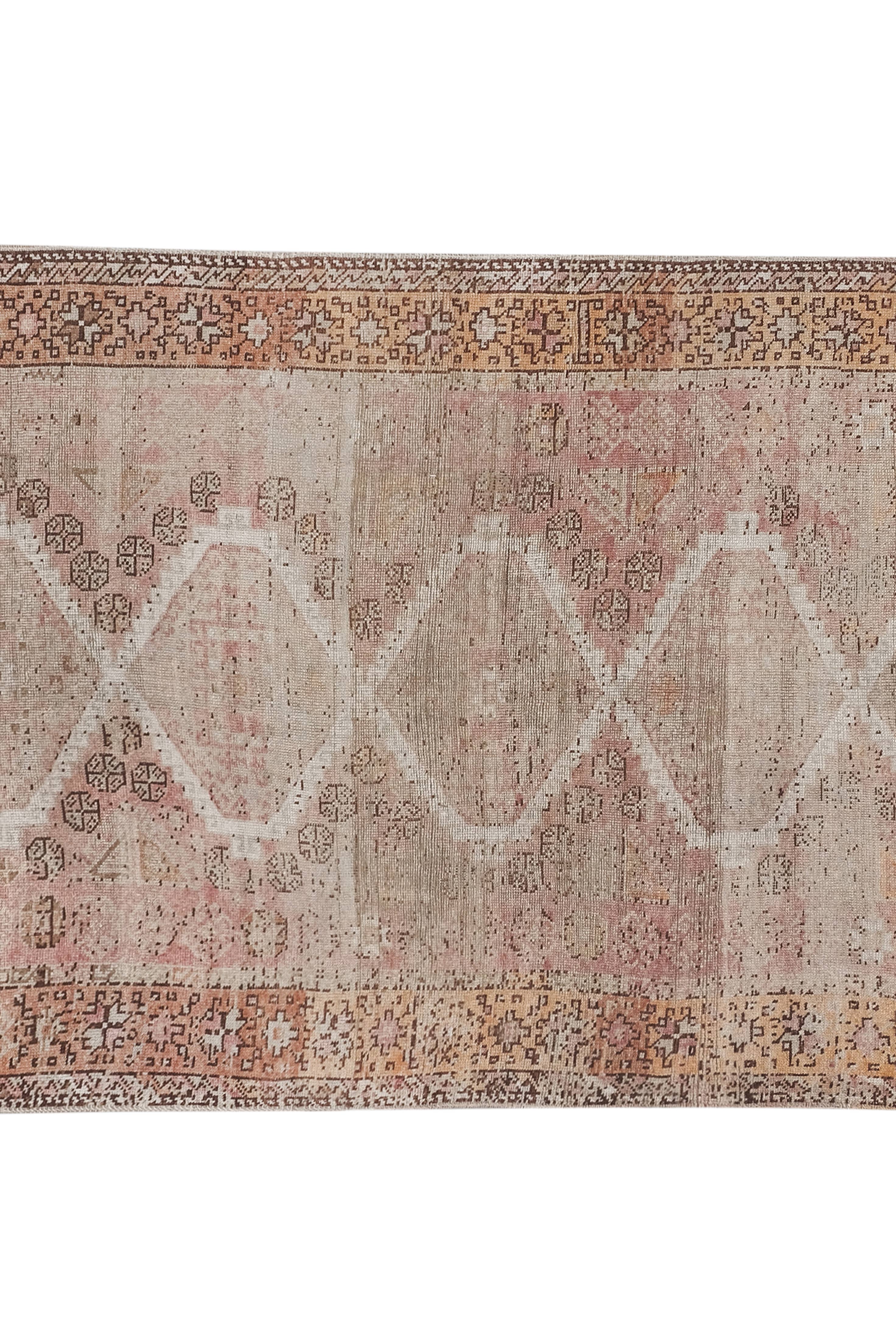 Vintage Oushak Runner 4'9'' x 11'