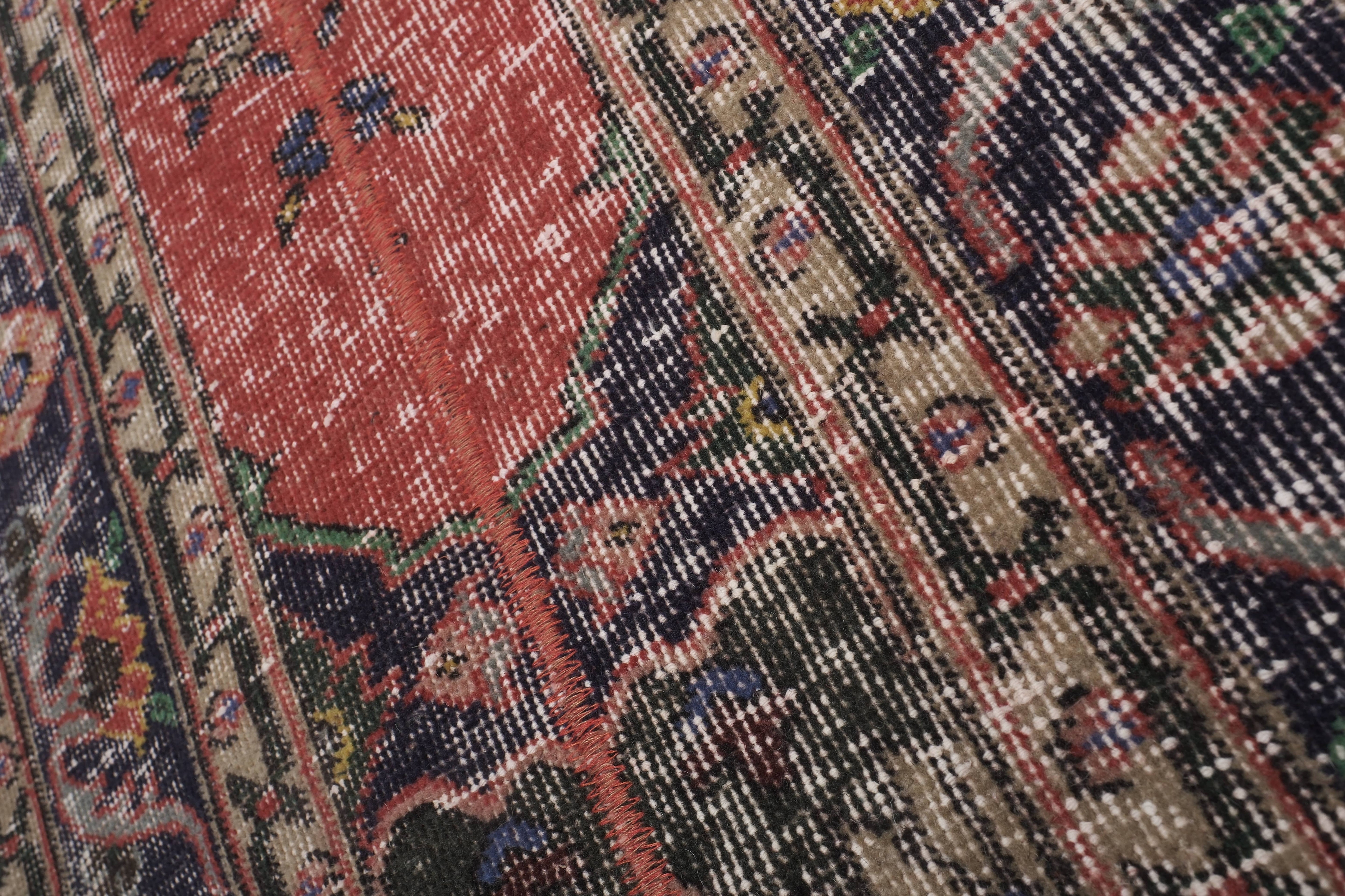 Vintage Turkish Runner Rug 2'2'' x 11'8''