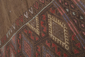 Vintage Turkish Kilim Runner 1'11'' x 17'5''
