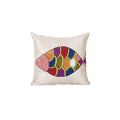 Fish Silk Suzani Pillow Cover | 19'' x 19''