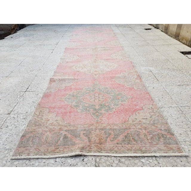 Vintage Oushak Runner 2'11'' x 12'2''