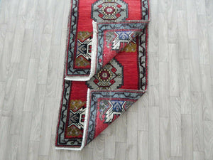 Vintage Turkish Yastik Rugs Set of 2 | 21'' x 34''