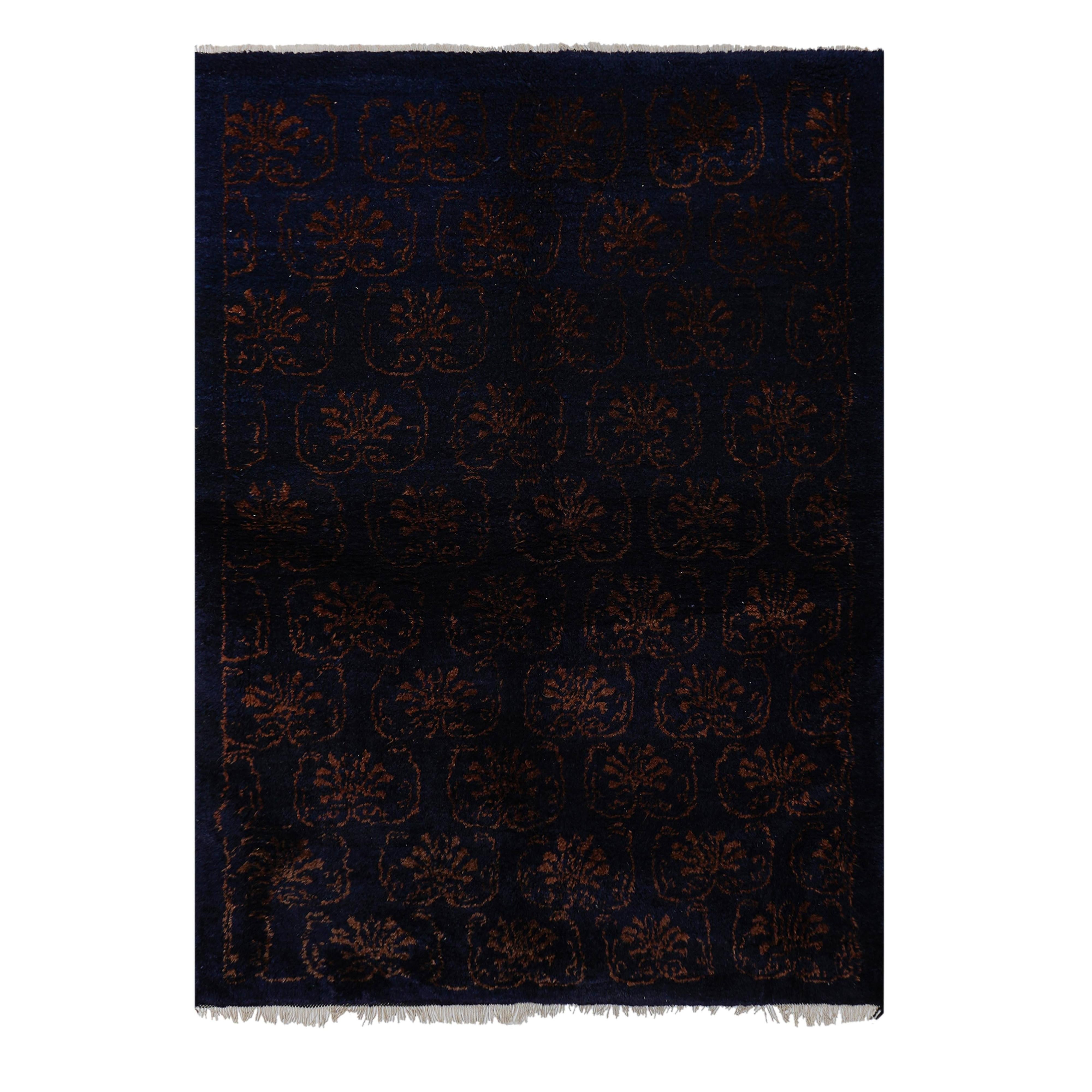 Vintage Turkish Tulu Rug 4'5'' x 6'1''