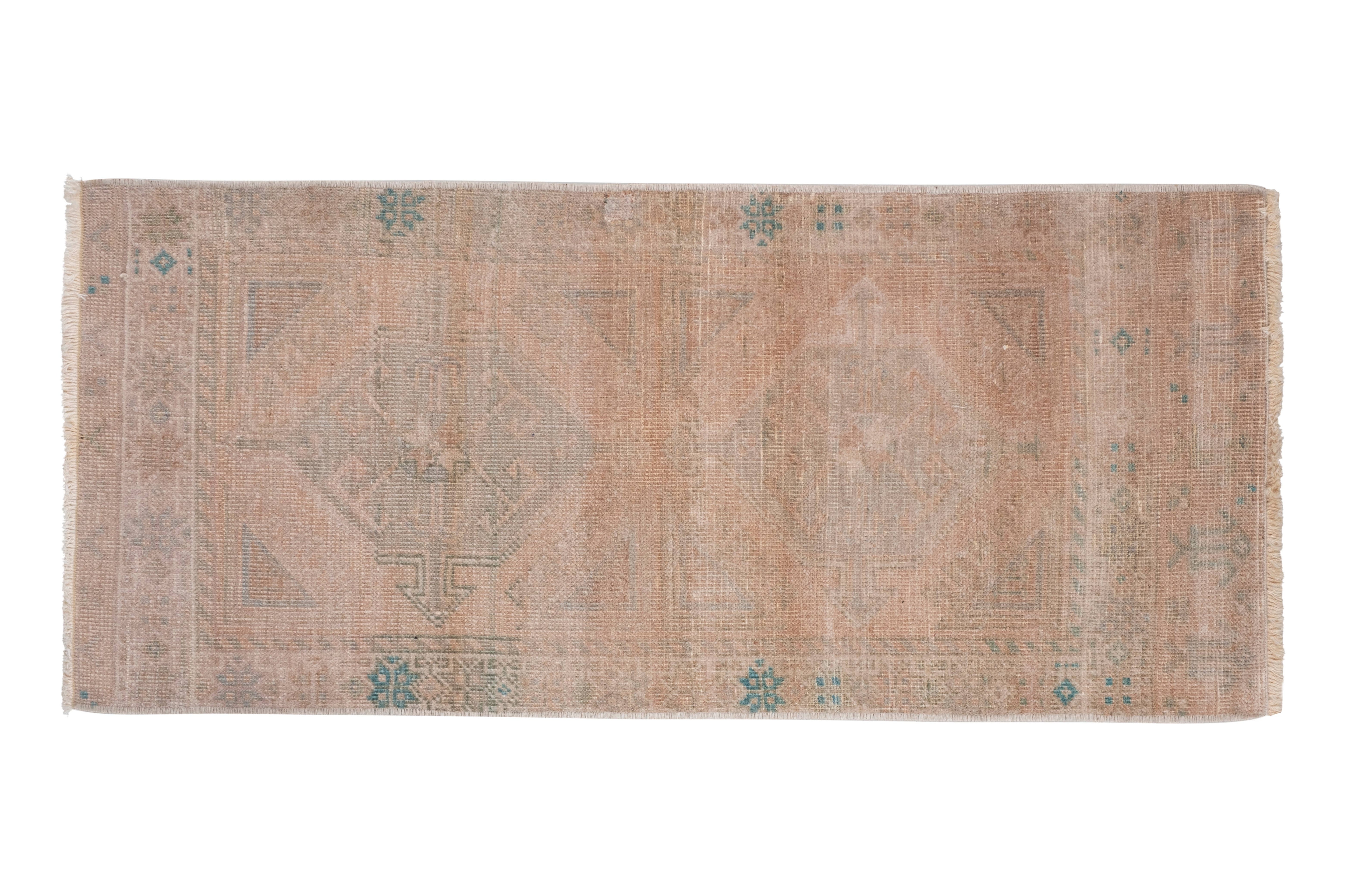 Vintage Turkish Rug 22'' x 48''