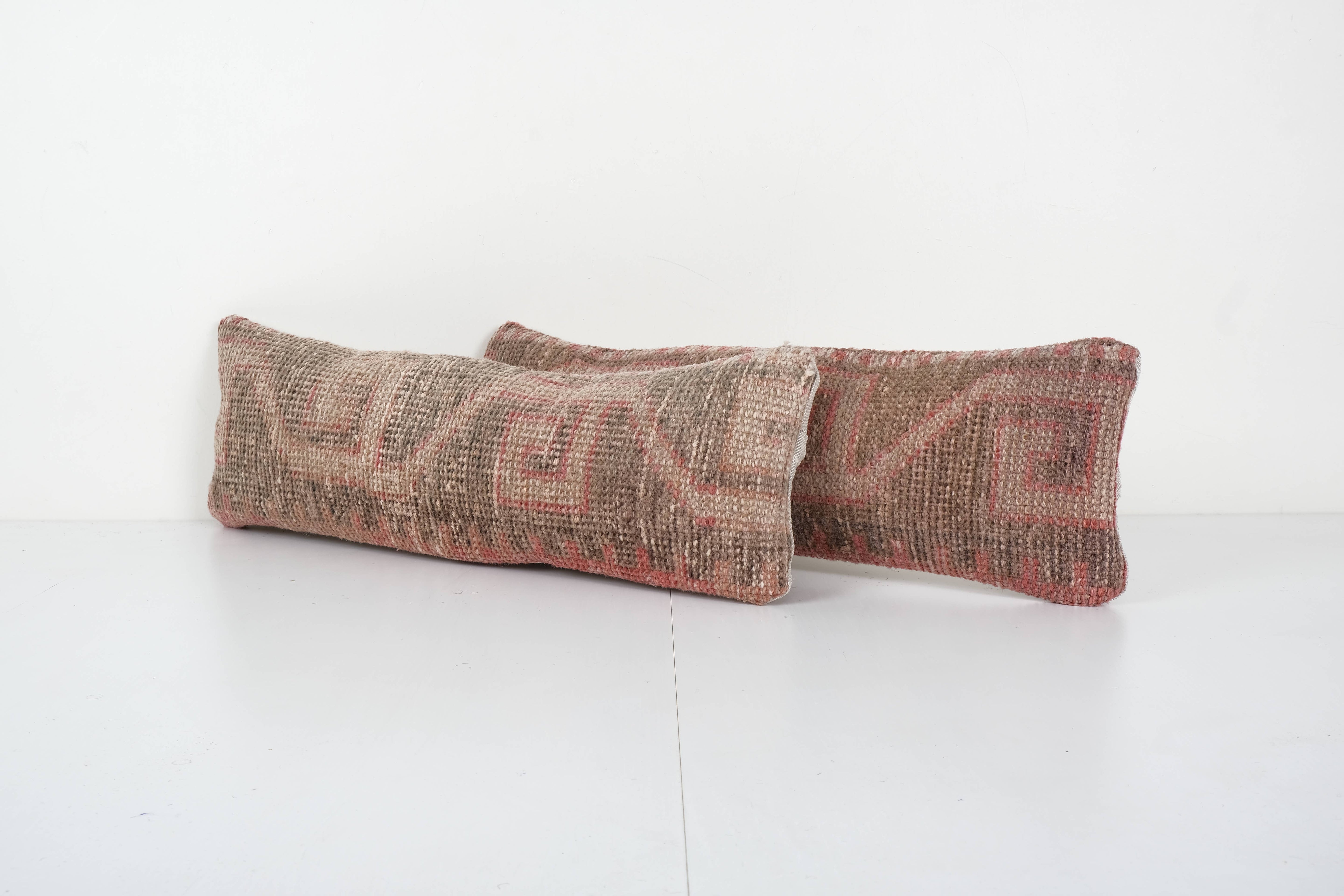Rug Pillow Cover Set of 2 | 8'' x 24''