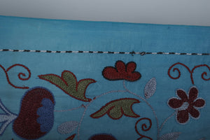 Hand-Embroidered Suzani Wall Hanging & Bedspread 1'9'' x 6'3''