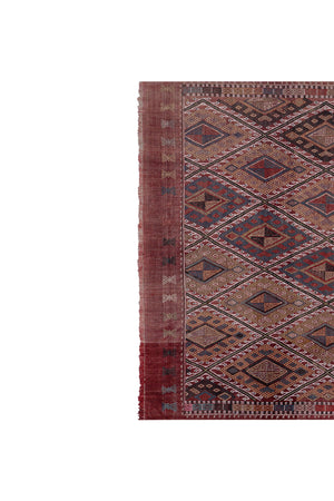 Vintage Turkish Kilim Rug 5'3'' x 7'9''