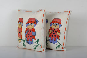 Suzani Pillow Cover Set of 2 | 17'' x 19''