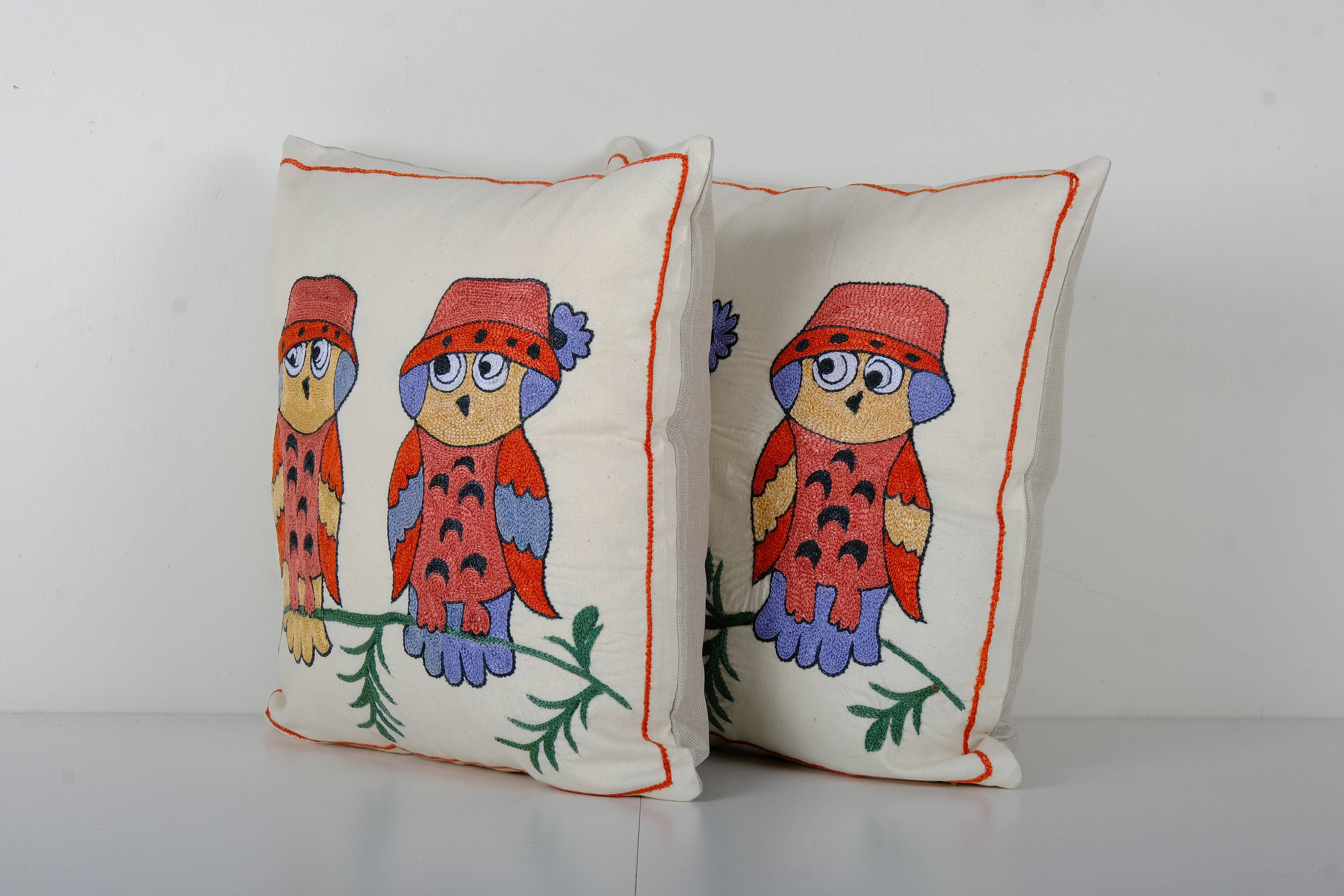 Suzani Pillow Cover Set of 2 | 17'' x 19''