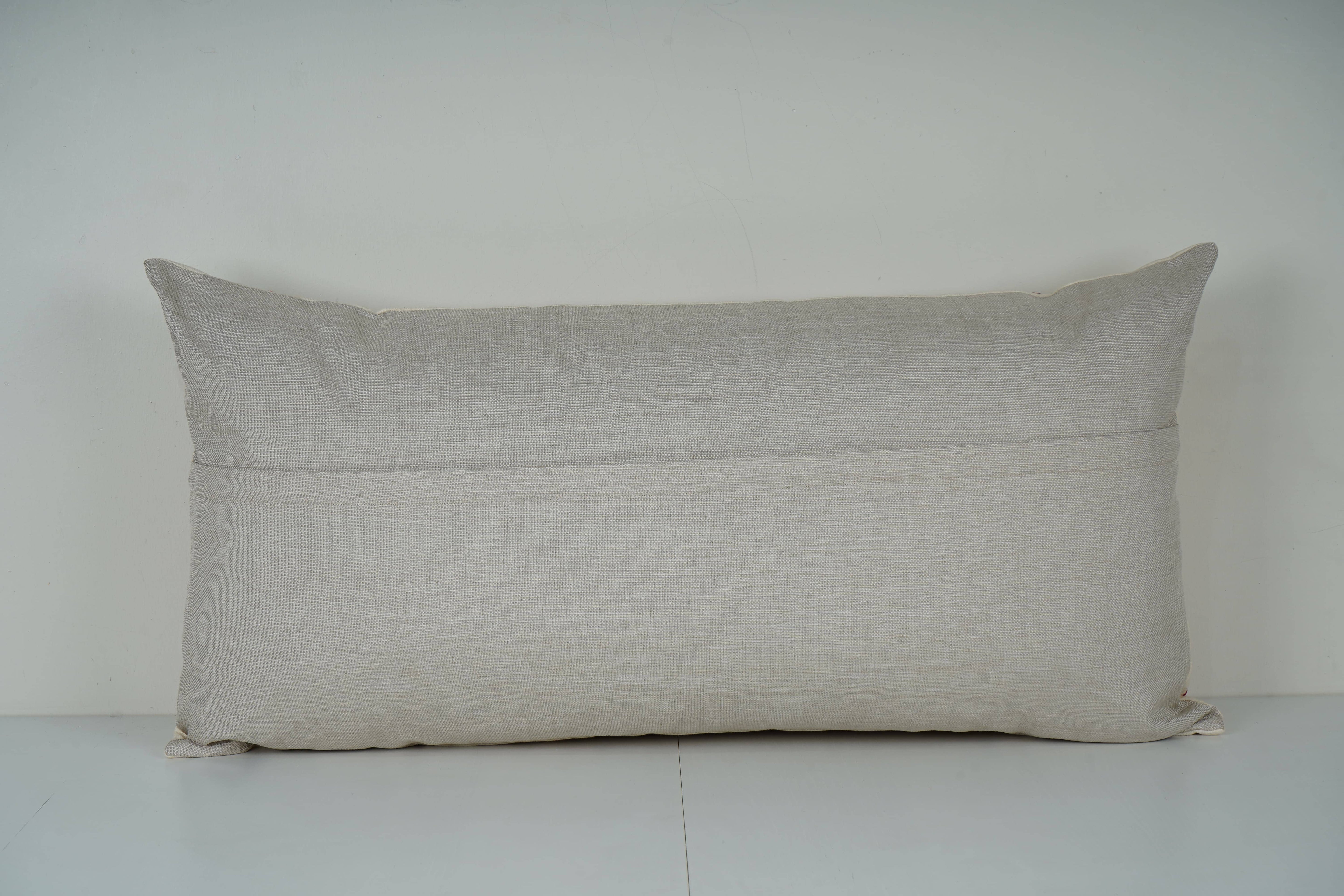 Deer Suzani Bedding Pillow Cover | 18'' x 34''