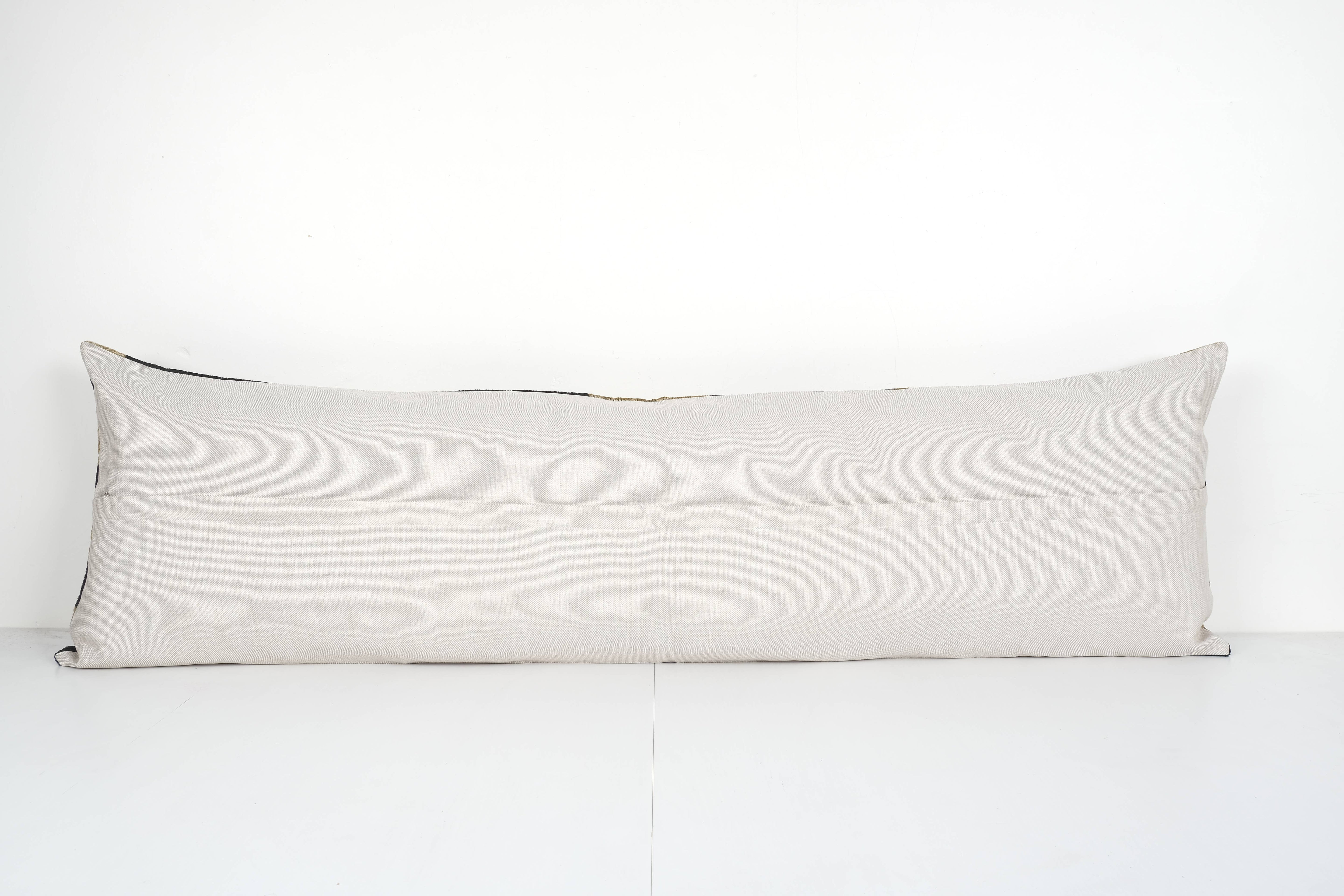 Silk Ikat Velvet Pillow Cover | 16'' x 48''