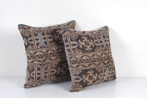 Rug Pillow Cover Set of 2 | 19'' x 19''