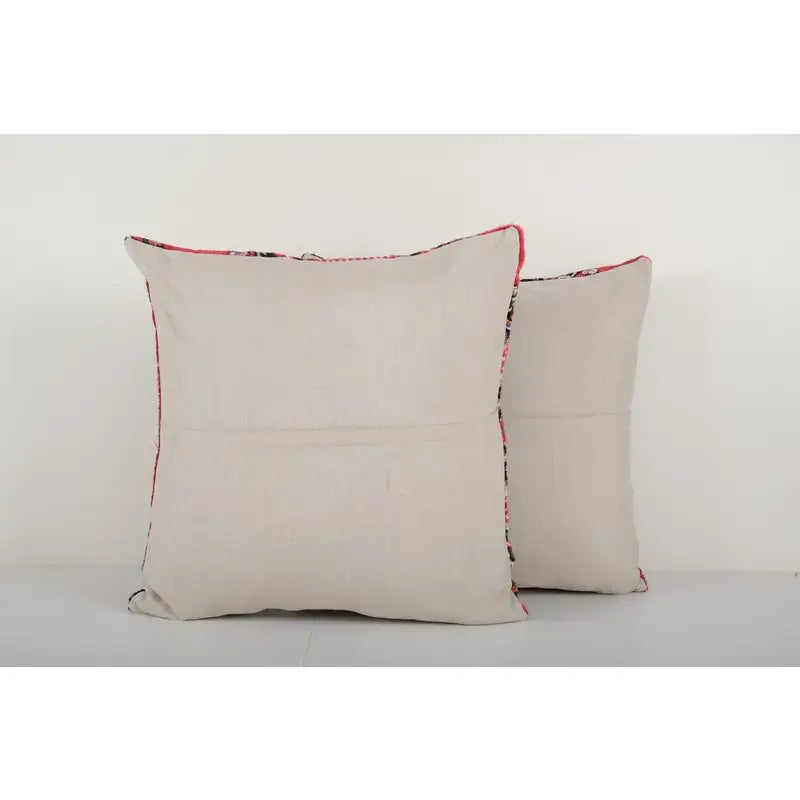Silk Ikat Velvet Pillow Cover Set of 2 | 24'' x 24''